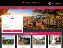 Tablet Screenshot of farinellaimmobiliare.com